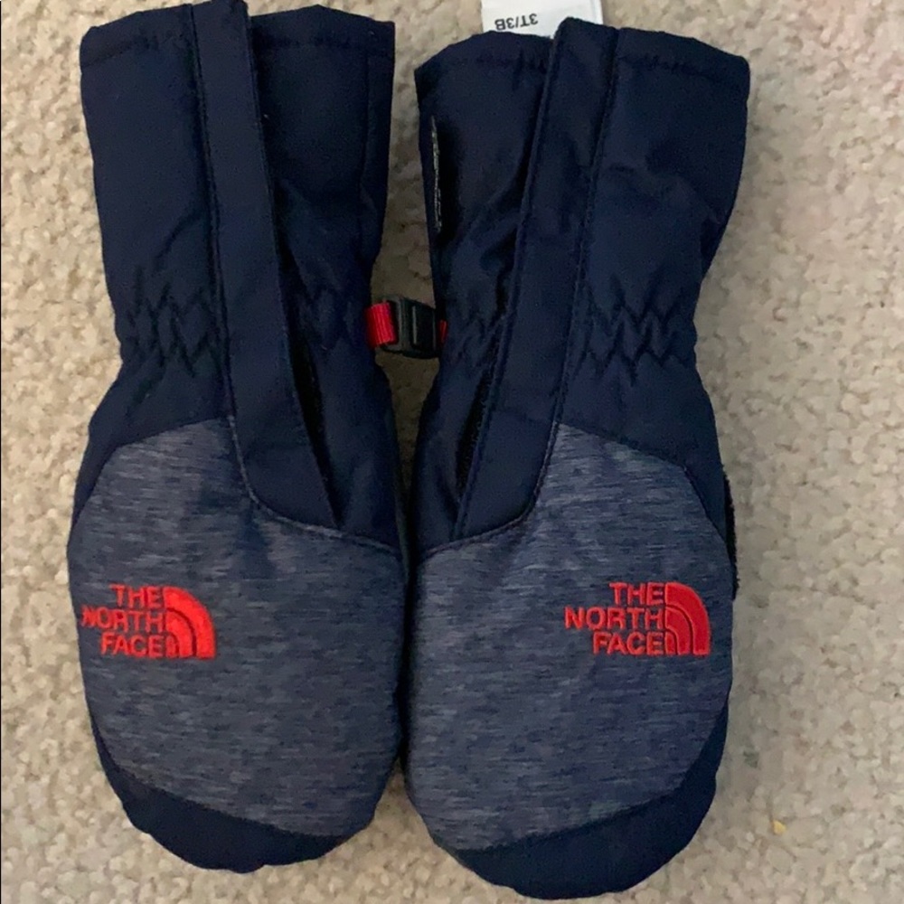 North face boy mittens - 3T